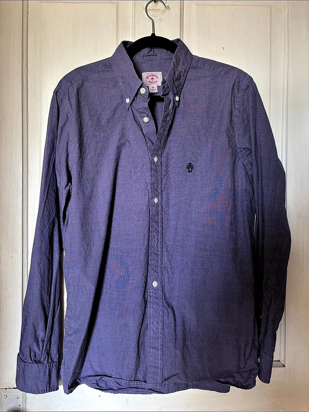 Brooks Brothers Men’s Checkered Shirt Size Medium Like New